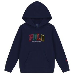 Polo by Ralph Lauren Blue and Red Logo Hoodie